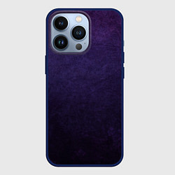 Чехол iPhone 13 Pro Фиолетово-черный градиент