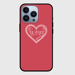 Чехол iPhone 13 Pro Сердечко LOVE