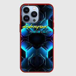 Чехол iPhone 13 Pro Cyberpunk 2077 neon texture