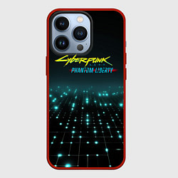 Чехол iPhone 13 Pro Cyberpunk logo neon