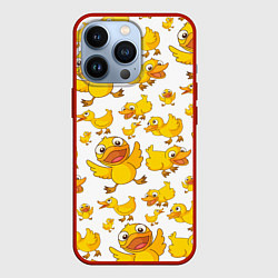 Чехол iPhone 13 Pro Yellow ducklings