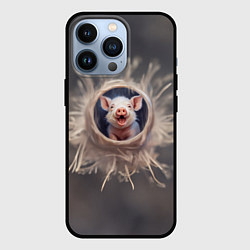 Чехол iPhone 13 Pro Мордочка забавного поросёнка