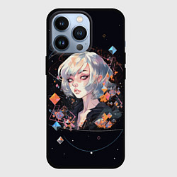 Чехол iPhone 13 Pro Девушка с кристаллами