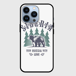 Чехол iPhone 13 Pro Сибирь - из России с любовью