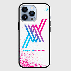 Чехол iPhone 13 Pro Darling in the FranXX neon gradient style