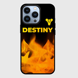 Чехол iPhone 13 Pro Destiny - gold gradient: символ сверху