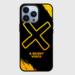 Чехол iPhone 13 Pro A Silent Voice - gold gradient