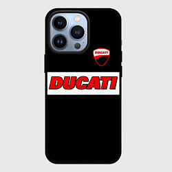 Чехол для iPhone 13 Pro Ducati motors - черный, цвет: 3D-черный