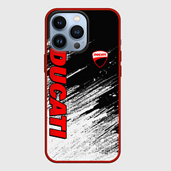 Чехол iPhone 13 Pro Ducati - потертости краски