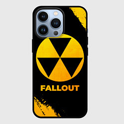 Чехол iPhone 13 Pro Fallout - gold gradient