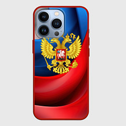 Чехол iPhone 13 Pro Золотой герб России