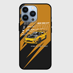 Чехол для iPhone 13 Pro Любителям гонок, цвет: 3D-черный