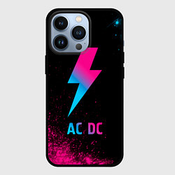 Чехол iPhone 13 Pro AC DC - neon gradient