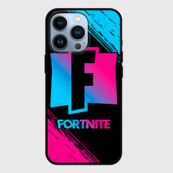 Чехол iPhone 13 Pro Fortnite - neon gradient