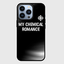 Чехол для iPhone 13 Pro My Chemical Romance glitch на темном фоне: символ, цвет: 3D-черный