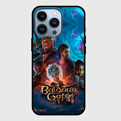 Чехол iPhone 13 Pro Baldurs Gate 3 персонажи