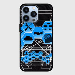 Чехол iPhone 13 Pro Виртуальный мир