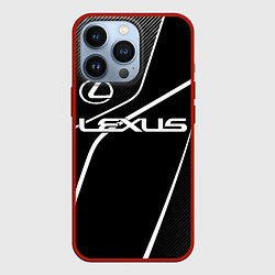 Чехол iPhone 13 Pro Lexus - white line