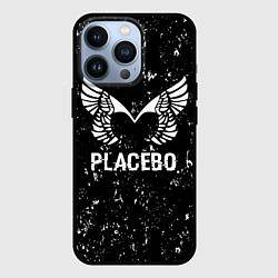 Чехол iPhone 13 Pro Placebo glitch на темном фоне