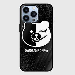 Чехол iPhone 13 Pro Danganronpa glitch на темном фоне