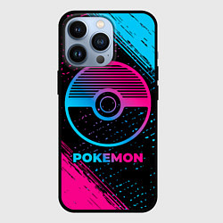 Чехол iPhone 13 Pro Pokemon - neon gradient