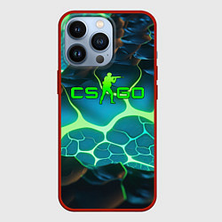 Чехол iPhone 13 Pro CSGO разлом неоновых плит