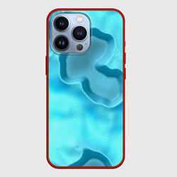 Чехол для iPhone 13 Pro Мятые облака, цвет: 3D-красный