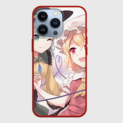 Чехол для iPhone 13 Pro Touhou Project Койши Комейдзи и Фландр Скарлет, цвет: 3D-красный