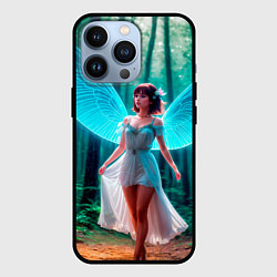 Чехол iPhone 13 Pro Девушка фея в дремучем лесу