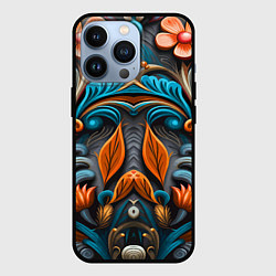 Чехол iPhone 13 Pro Mirrow floral pattern - art - vogue