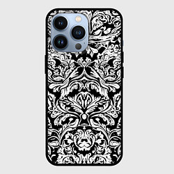 Чехол iPhone 13 Pro Floral pattern - irezumi - neural network