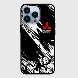 Чехол iPhone 13 Pro Mitsubishi - белый пятна