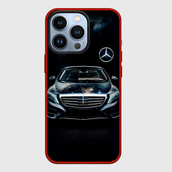 Чехол для iPhone 13 Pro Mercedes Benz, цвет: 3D-красный