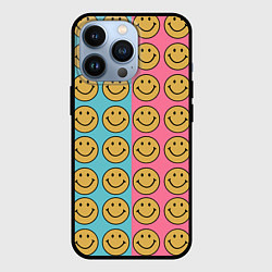 Чехол для iPhone 13 Pro Smiley, цвет: 3D-черный