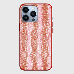Чехол для iPhone 13 Pro Произвольная абстракция каракули, цвет: 3D-красный