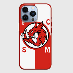 Чехол iPhone 13 Pro FCSM мясо