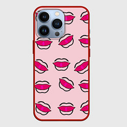 Чехол iPhone 13 Pro Силуэт губы