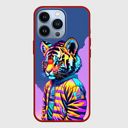 Чехол iPhone 13 Pro Cool tiger cub - pop art