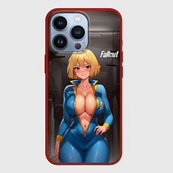 Чехол iPhone 13 Pro Fallout anime girl