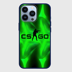 Чехол iPhone 13 Pro CSGO green logo