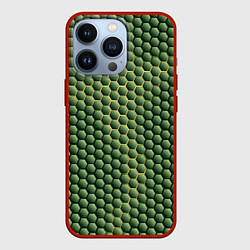 Чехол iPhone 13 Pro Зеленая чешуя