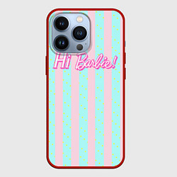 Чехол iPhone 13 Pro Hi Barbie - фраза и костюм Кена