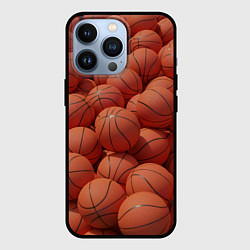 Чехол iPhone 13 Pro Узор с баскетбольными мячами