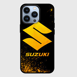 Чехол iPhone 13 Pro Suzuki - gold gradient