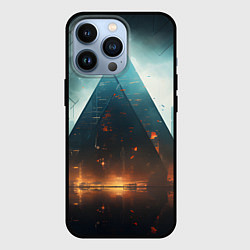 Чехол для iPhone 13 Pro Кибергород, цвет: 3D-черный