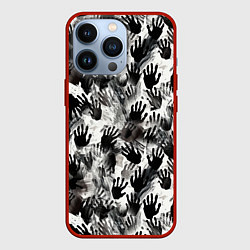 Чехол iPhone 13 Pro Черно-белые руки с ладонями