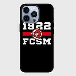 Чехол для iPhone 13 Pro 1922 FCSM, цвет: 3D-черный
