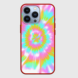 Чехол iPhone 13 Pro Tie-Dye кислотный в стиле барби