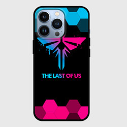 Чехол iPhone 13 Pro The Last Of Us - neon gradient