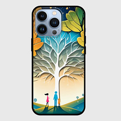 Чехол iPhone 13 Pro Семейное дерево - нейросеть